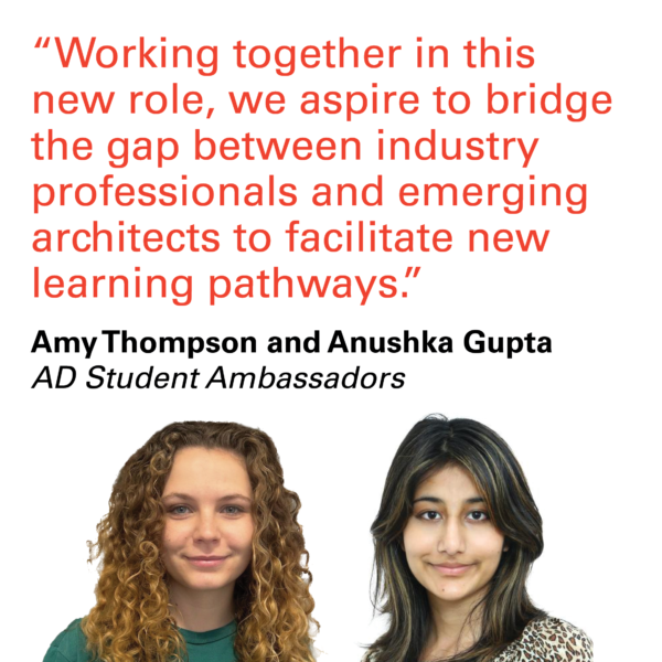 Architects Declare appoints two Student Ambassadors